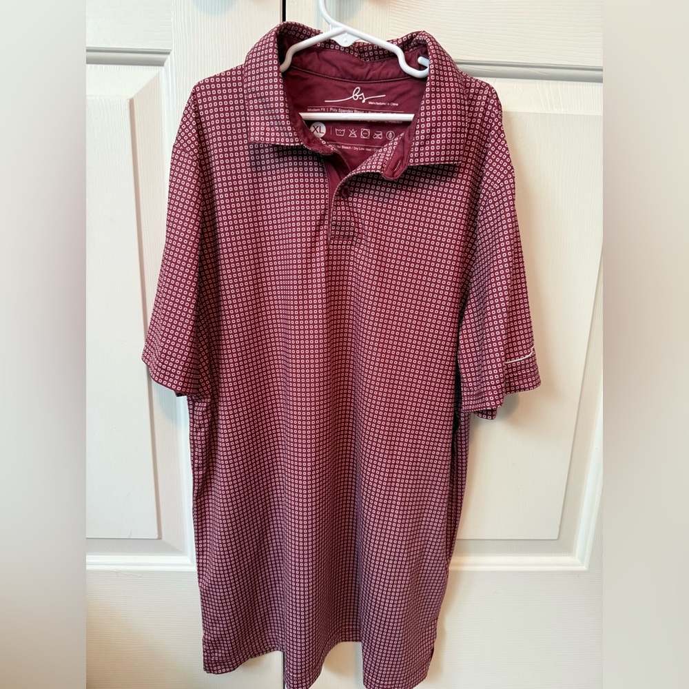 Boston Scott Boy’s Burgundy Polo Shirt